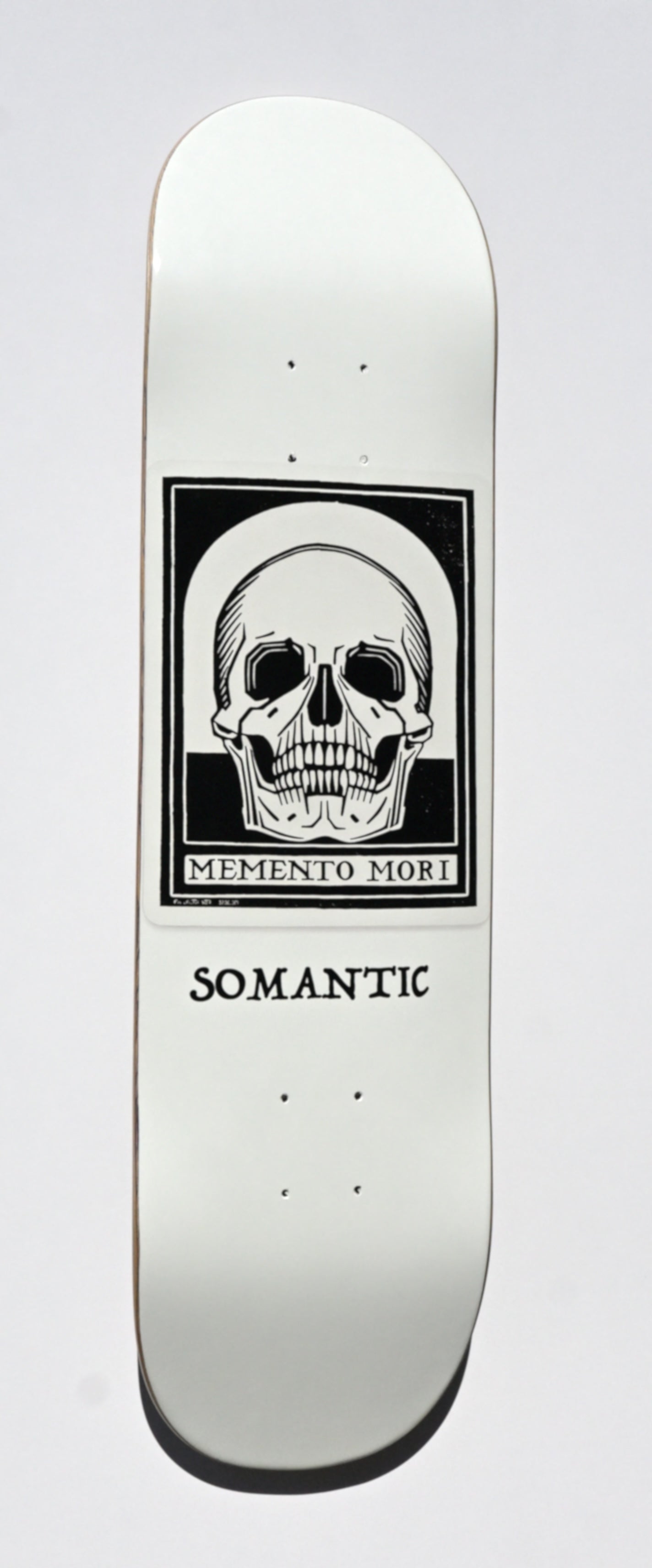 Memento Mori Skateboard Deck / Full nose and tail shape 8.00