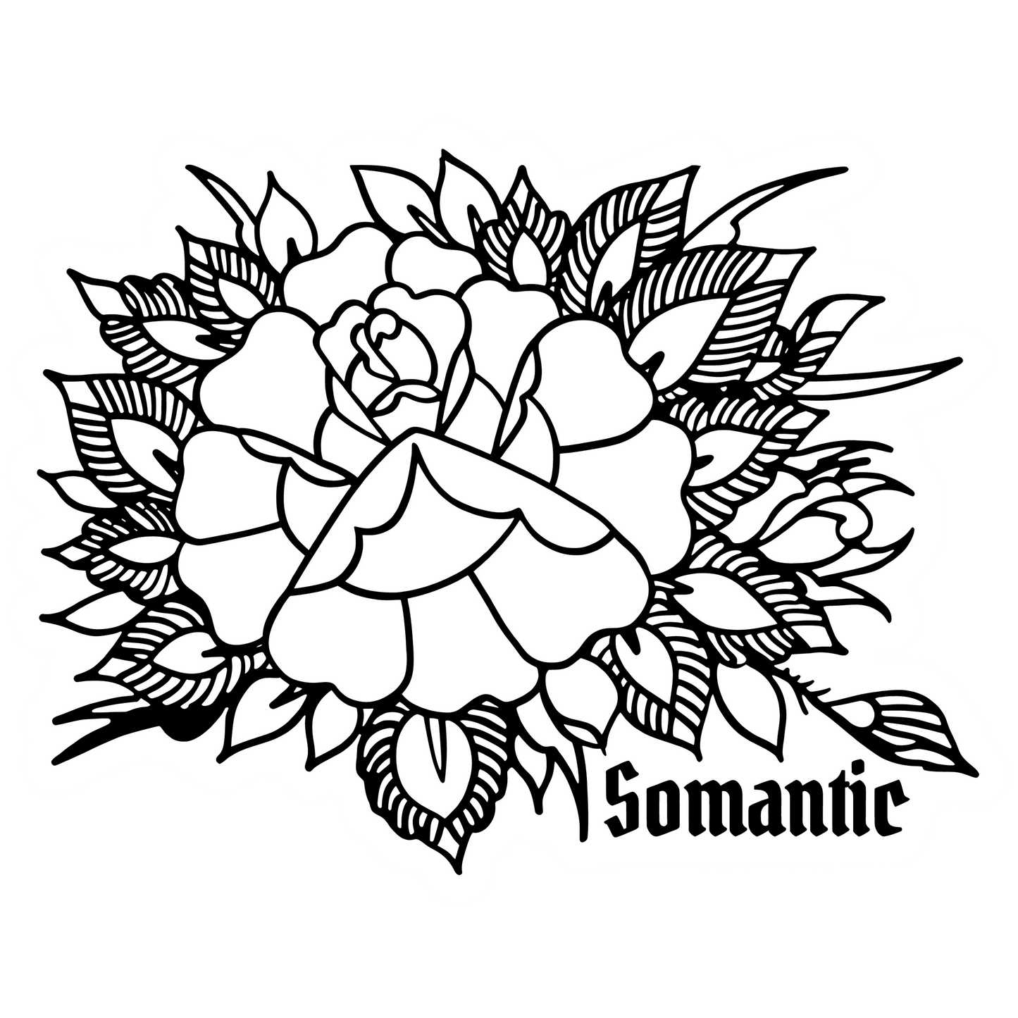 Somantic Rose Sticker