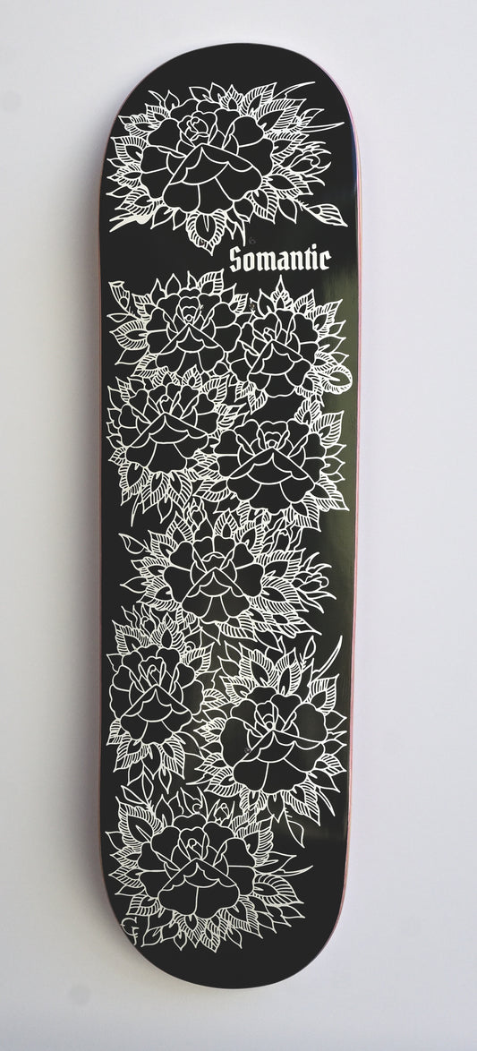 Las Rosas Skateboard Deck / Full nose and tail shape 8.50