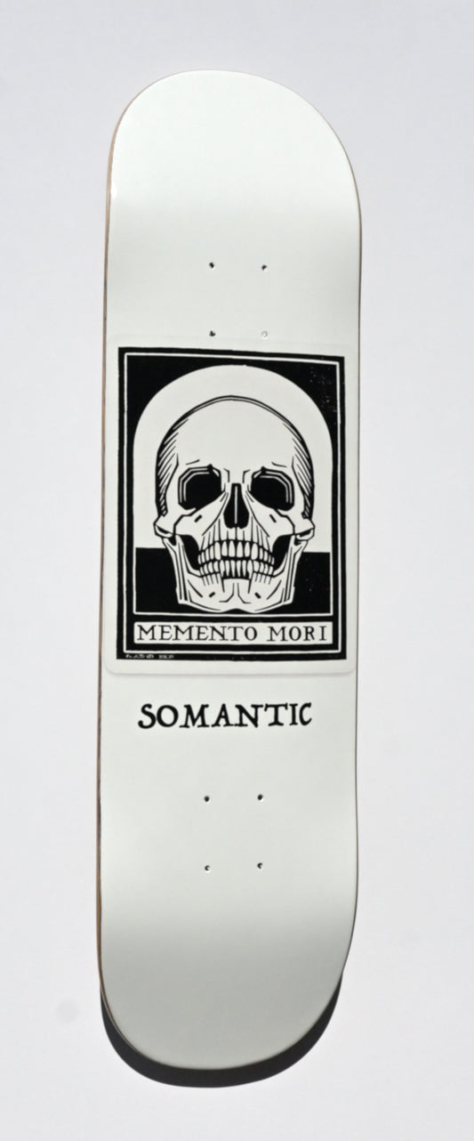Memento Mori Skateboard Deck / Full nose and tail shape 8.00