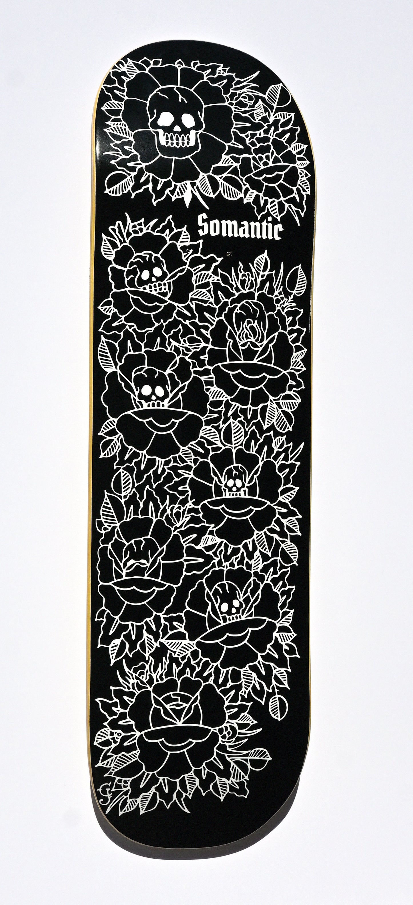 Skullflowers Skateboard Deck / Popsicle shape 8.00